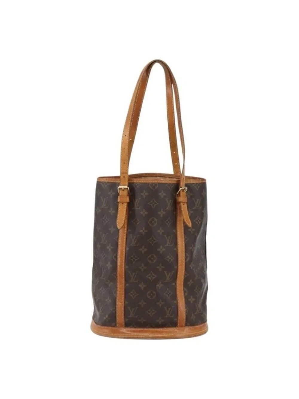 Authentic LOUIS VUITTON Monogram Bucket GM Shoulder Bag M42236 LV